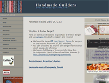 Tablet Screenshot of handmadeguilders.com